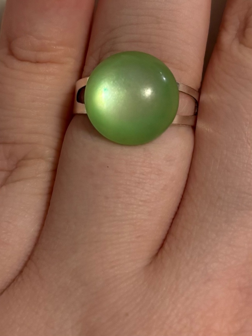 Homemade Button Ring